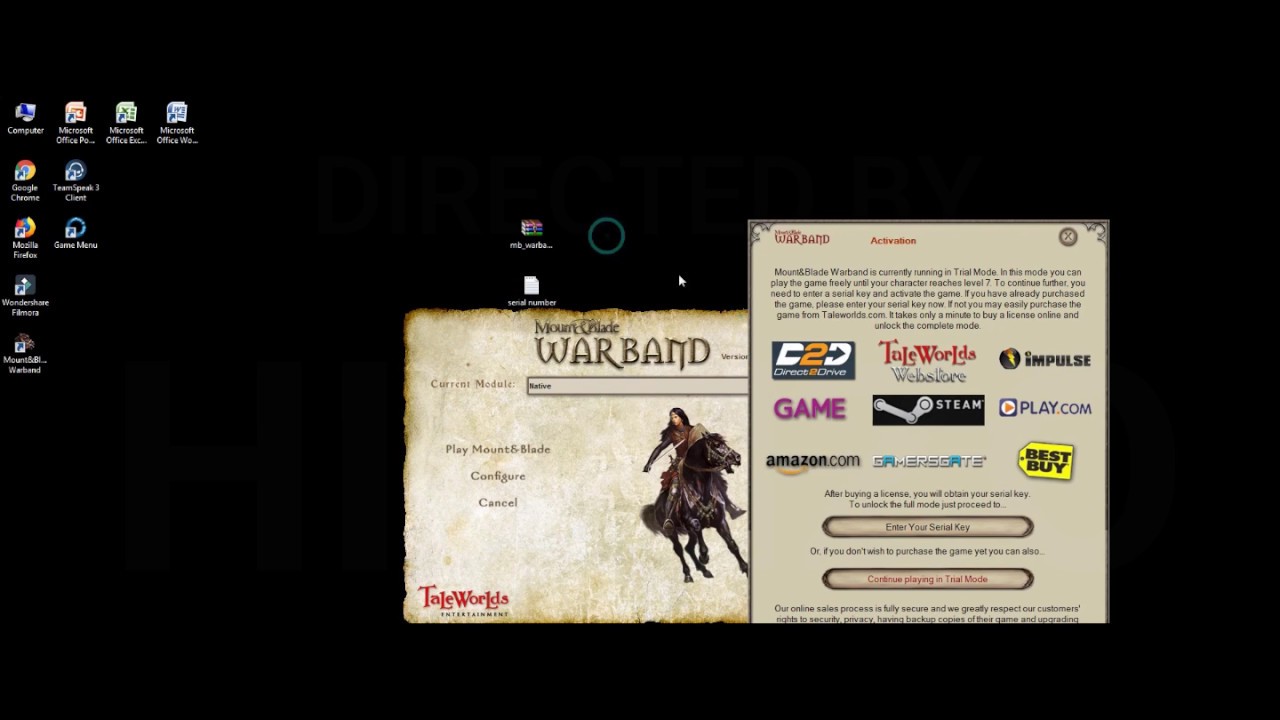 mount and blade warband serial key 2022